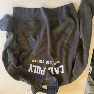 Champions Grey Cal Poly sweat shirt